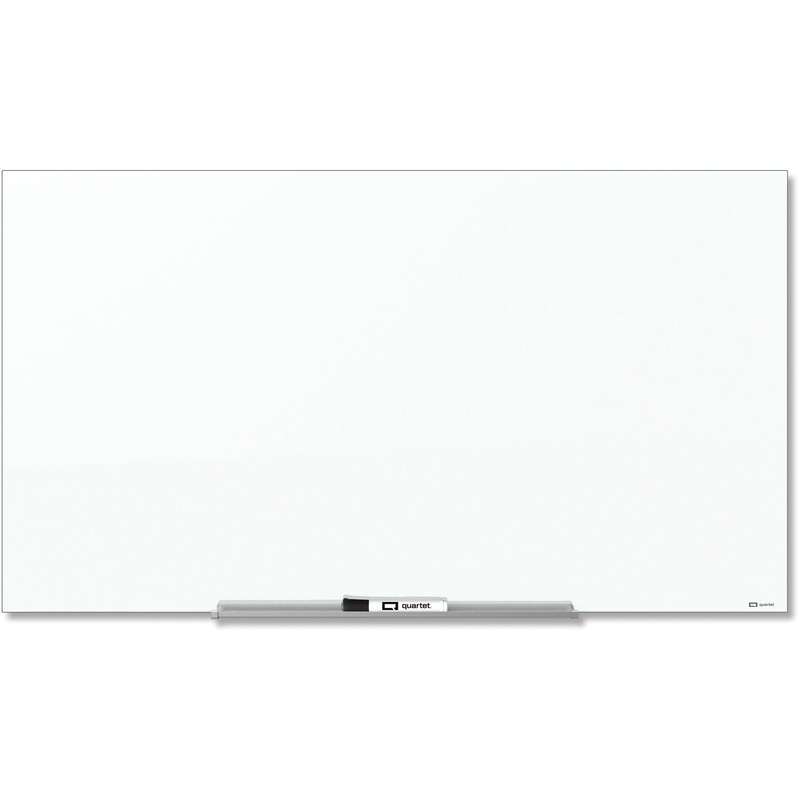 Quartet InvisaMount Magnetic Glass Dry-Erase Board – QRTG8548IMW