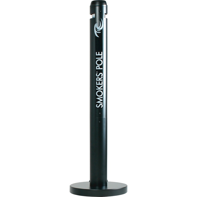 Rubbermaid Commercial Freestanding Smoker’s Pole – RCPR1BK