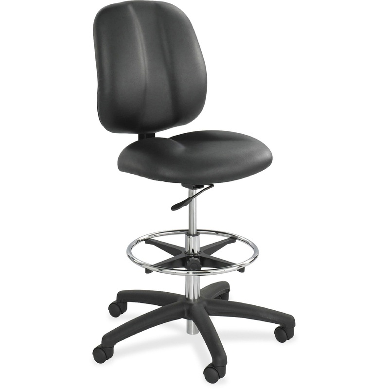 Safco Apprentice II Extended Height Armless Drafting Chair – SAF7084BL