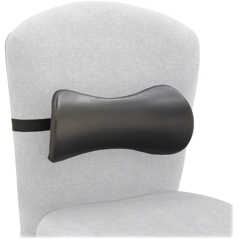 Safco Memory Foam Lumbar Support Backrest – SAF7154BL