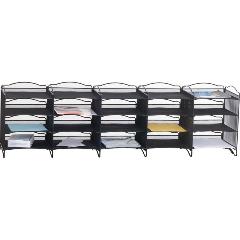 Safco Onyx Mail Sorter – SAF7770BL