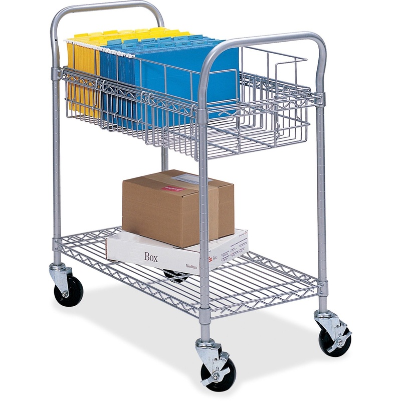 Safco Wire Mail Cart – SAF5235GR