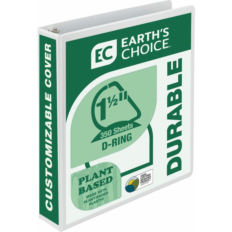 Samsill Earth’s Choice Plant-based Durable View Binder – SAM16957