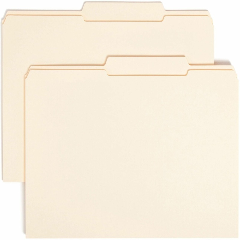 Smead 2/5 Tab Cut Letter Recycled Top Tab File Folder – SMD10376