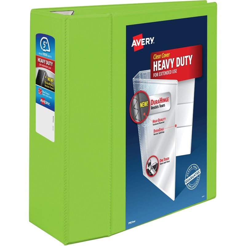 Avery Heavy-Duty View Chartreuse 5 Binder (79815) – AVE79815