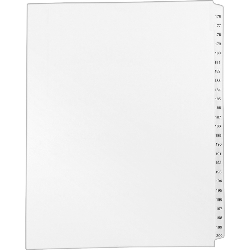 Avery Standard Collated Legal Exhibit Divider Sets – Avery Style – AVE01337