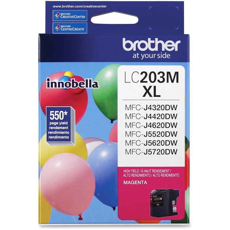 Brother Genuine Innobella LC203M High Yield Magenta Ink Cartridge – BRTLC203M