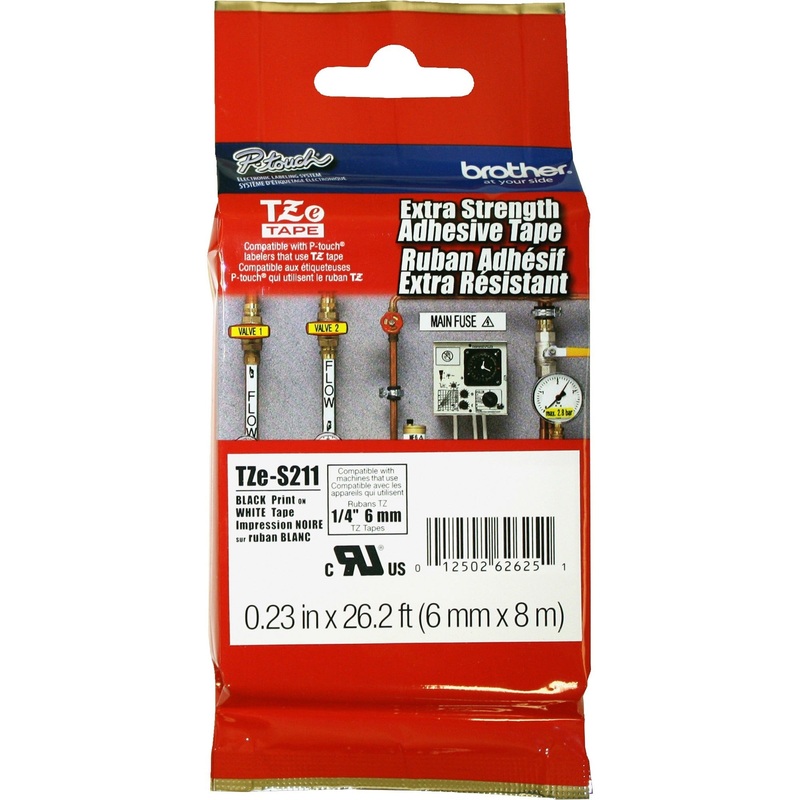 Brother P-touch Industrial TZe Tape Cartridges – BRTTZES211