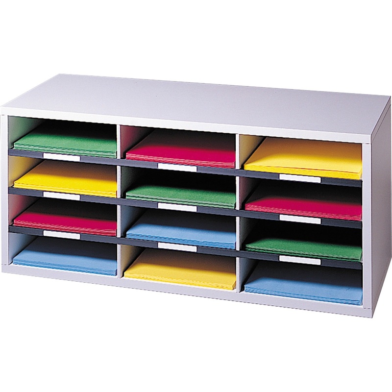 Fellowes 12-Compartment Sorter Literature Organizer – FEL25004