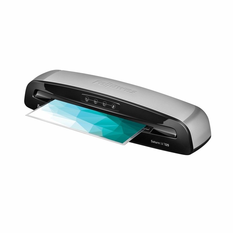 Fellowes Saturn 3i 125 Thermal Laminator Machine for Home or Office with Pouch Starter Kit, 12.5 inch, Fast Warm-Up, Jam-Free Design (57366061) – FEL5736601
