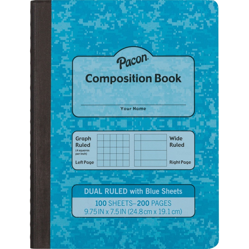 Pacon Dual Ruled Composition Book – PACMMK37160