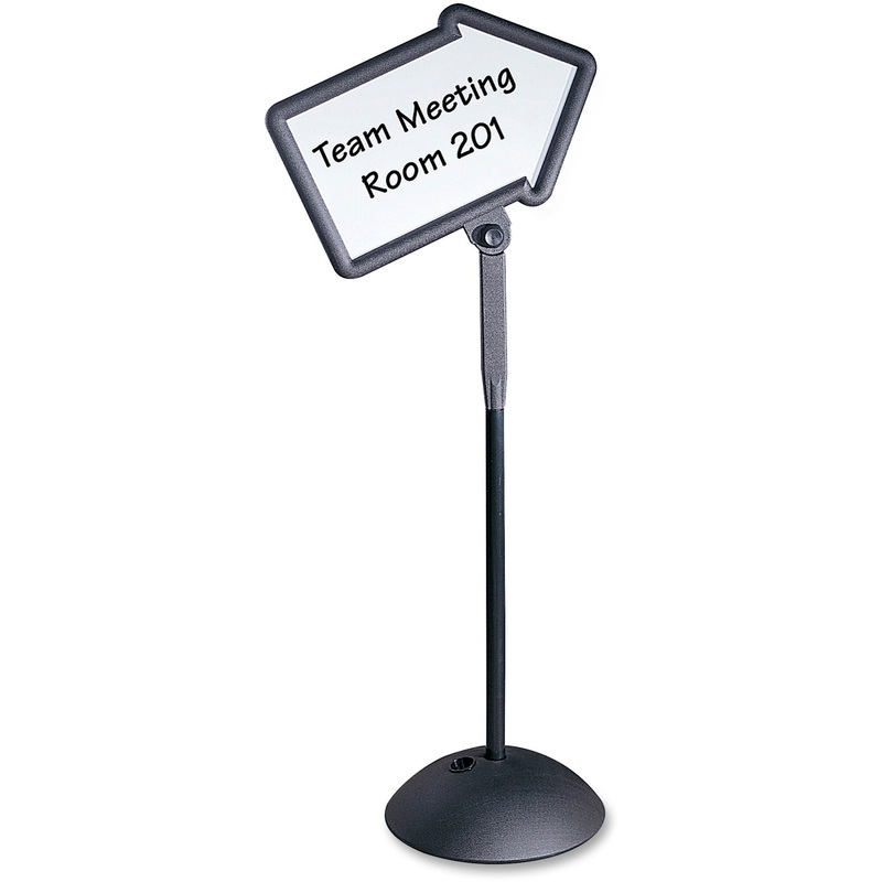 Safco Write Way Dual-sided Directional Sign – SAF4173BL