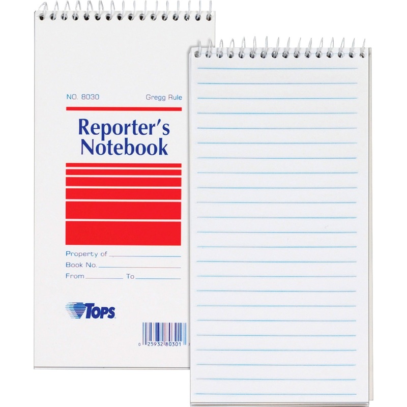TOPS Reporter’s Notebooks – TOP8030