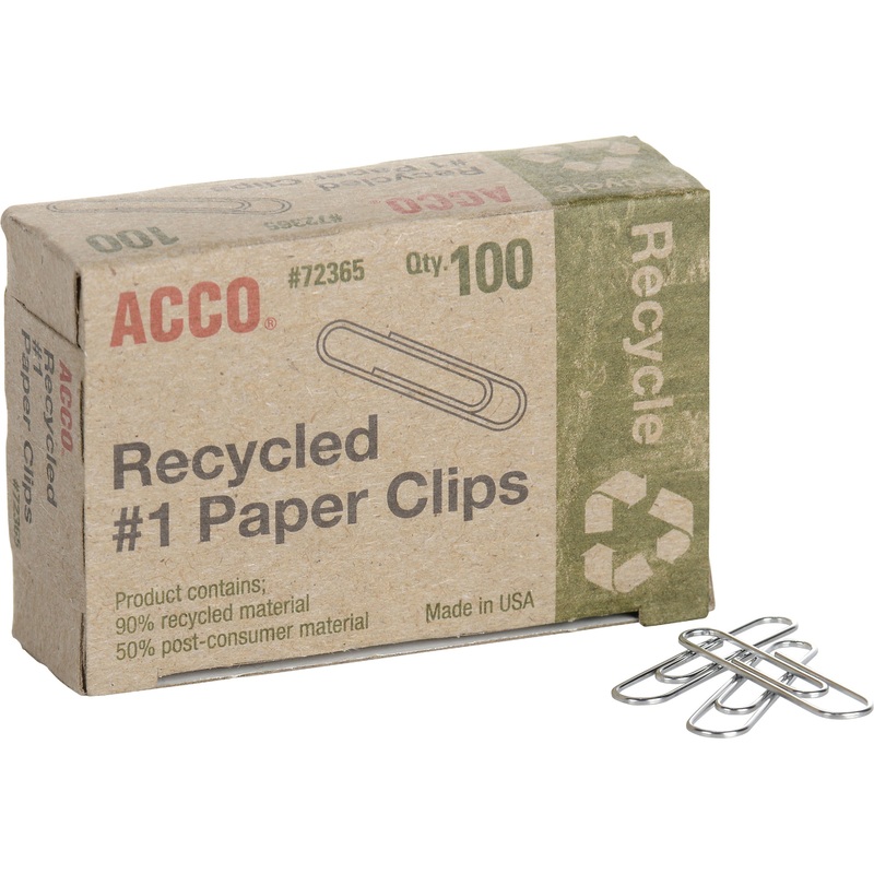 ACCO Recycled Paper Clips – ACC72365