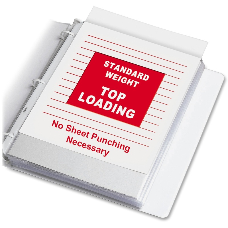 C-Line Standard Weight Poly Sheet Protectors – CLI62027