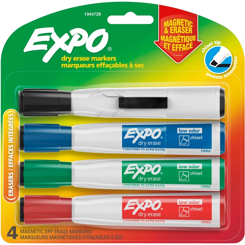 Expo Eraser Cap Magnetic Dry Erase Marker Set – SAN1944728
