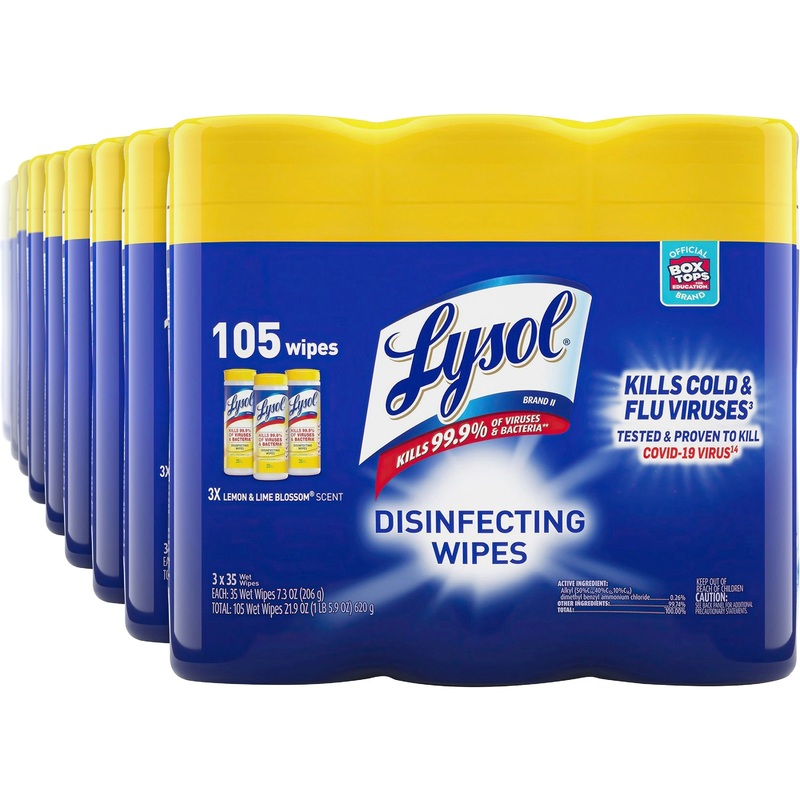 Lysol Disinfecting Wipes 3-pack – RAC82159CT