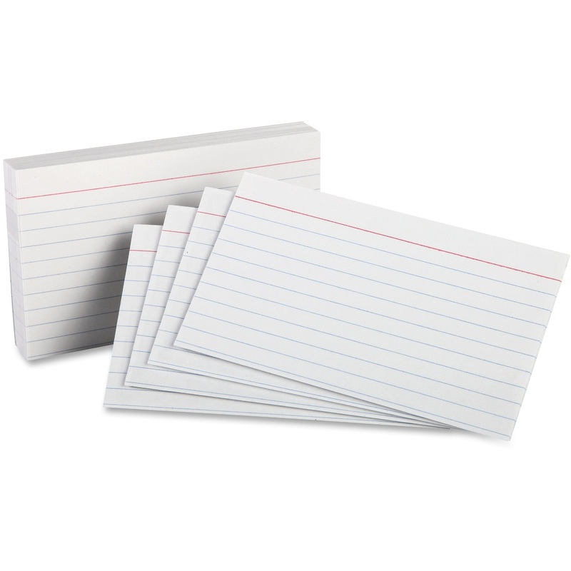 Oxford Index Cards – OXF31|<p>Cards are rotary cut</p>|No