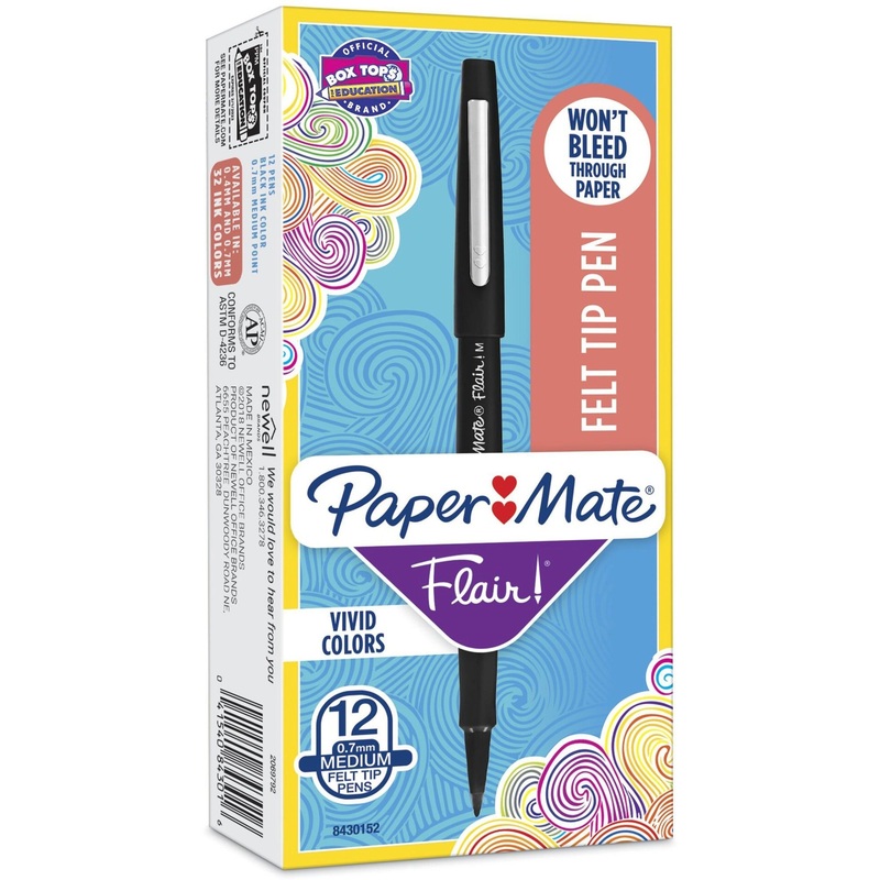 Paper Mate Flair Point Guard Felt Tip Marker Pens – PAP8430152