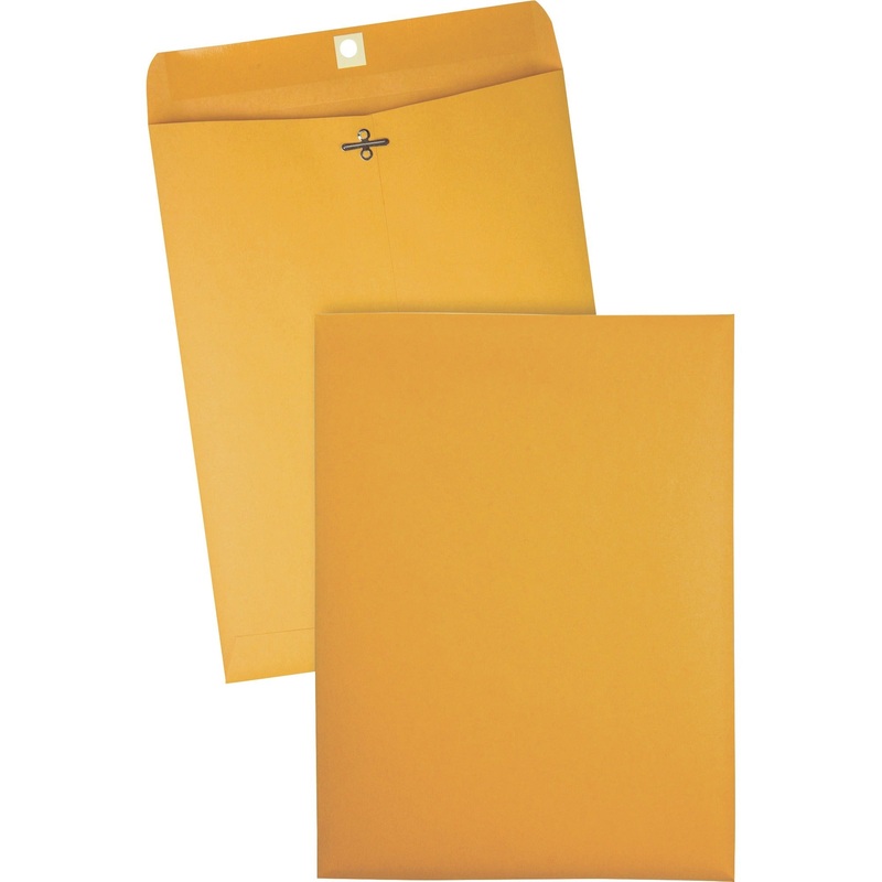 Quality Park 9 x 12 Clasp Envelopes with Deeply Gummed Flaps – QUA37890
