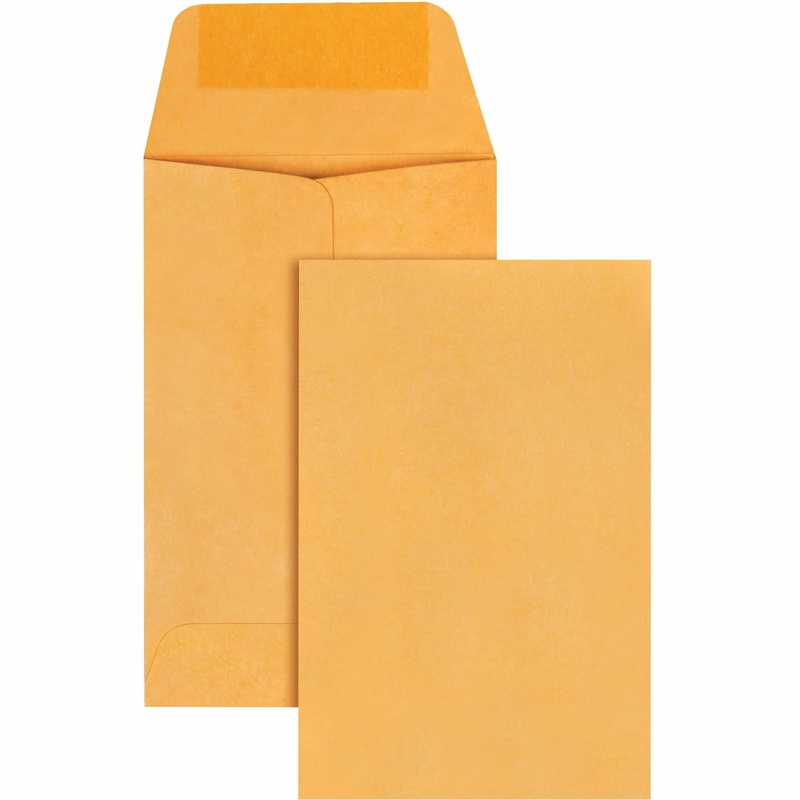 Quality Park No. 1 Coin and Small Parts Envelopes with Gummed Flap – QUA50162