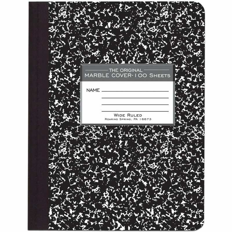 Roaring Spring Wide Ruled Hard Cover Composition Book – ROA77230
