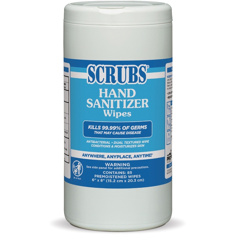SCRUBS Hand Sanitizer Wipes – ITW90985