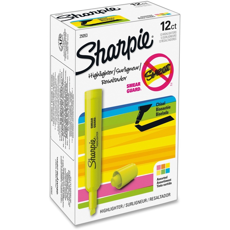 Sharpie SmearGuard Tank Style Highlighters – SAN25053