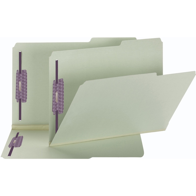 Smead 2/5 Tab Cut Legal Recycled Fastener Folder – SMD19920