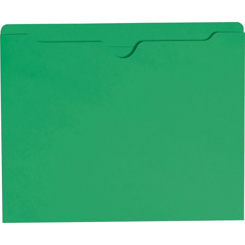 Smead Colored Straight Tab Cut Letter Recycled File Jacket – SMD75503