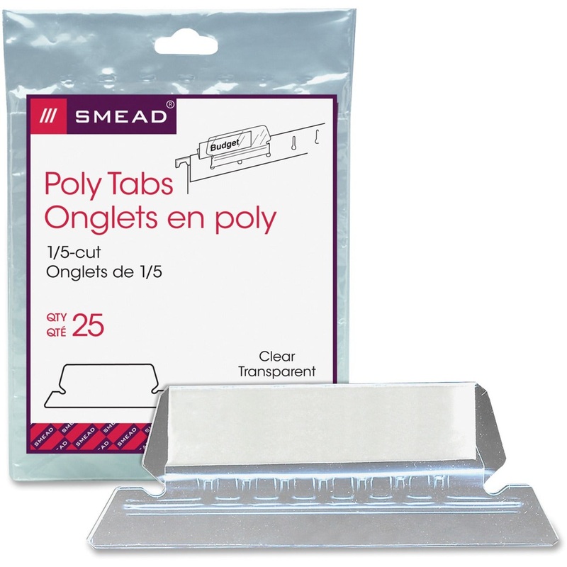 Smead Poly Tabs – SMD64600|No|Smead
