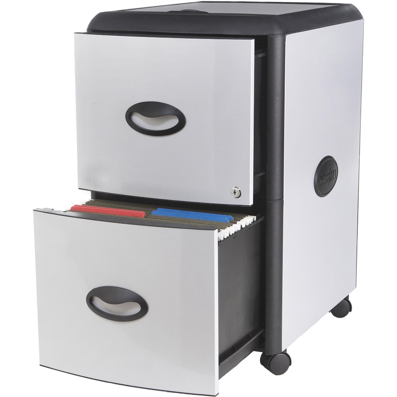Storex Deluxe File Cabinet – 2-Drawer – STX61352U01C