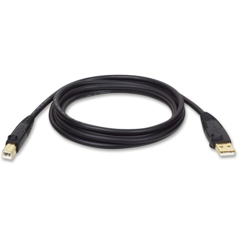 Tripp Lite 15ft USB 2.0 Hi-Speed A/B Device Cable Shielded Male / Male – TRPU022015