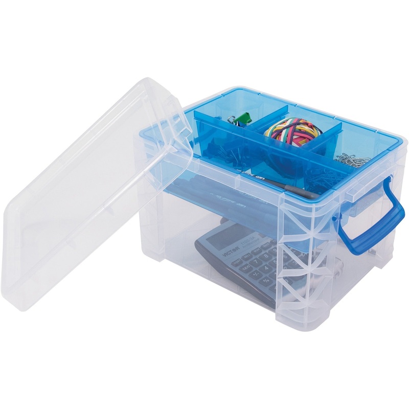 Advantus Super Stacker Divided Supply Box – AVT37375