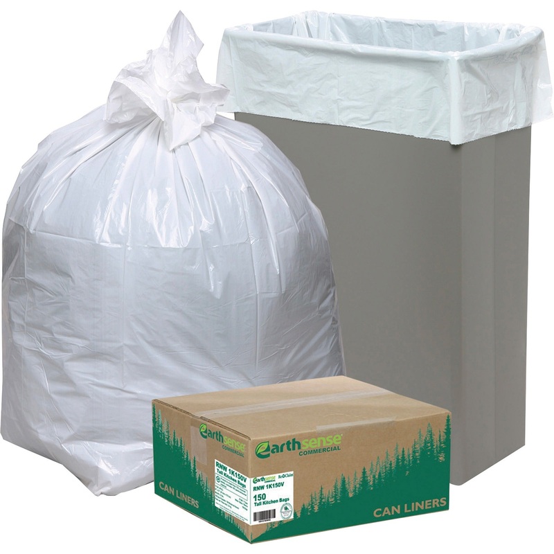 Berry Heavy-Duty Reclaim Recycled White Can Liners – WBIRNW1K150V