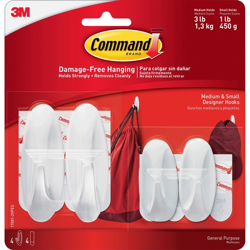 Command Small/Medium Designer Hook Value Pack – MMM170812VPES