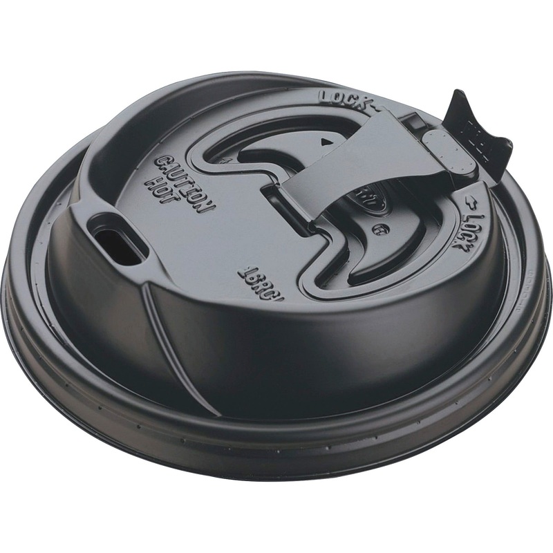 Dart Black Plastic Reclosable Lids – DCC16RCLBLK