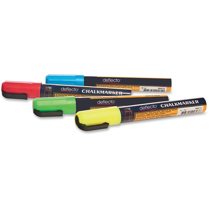 Deflecto Wet Erase Markers – DEFSMA510V4