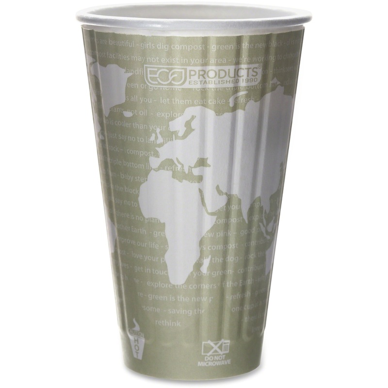 Eco-Products World Art Insulated Hot Cups – ECOEPBNHC16WD