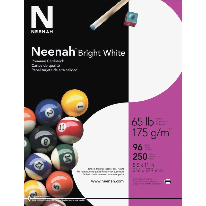Neenah Bright White Cardstock – WAU91904