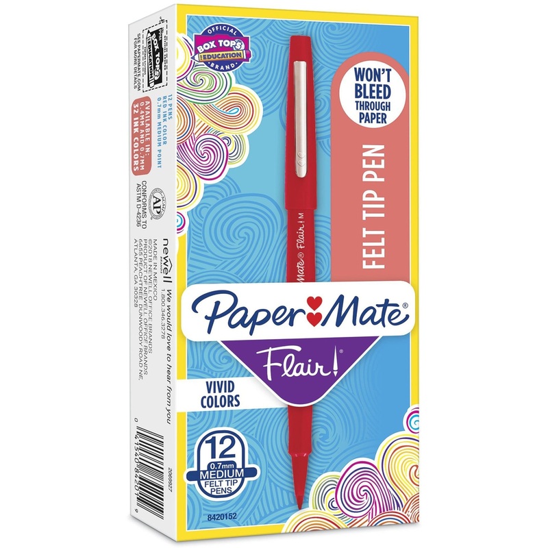 Paper Mate Flair Point Guard Felt Tip Marker Pens – PAP8420152