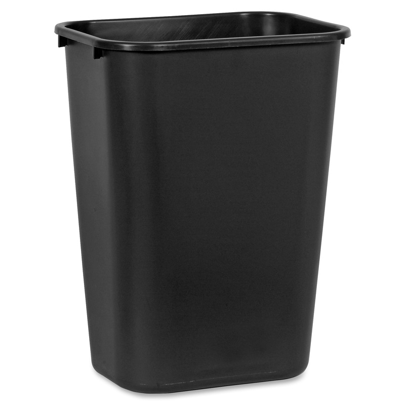 Rubbermaid Commercial 41 QT Large Deskside Wastebasket – RCP295700BK