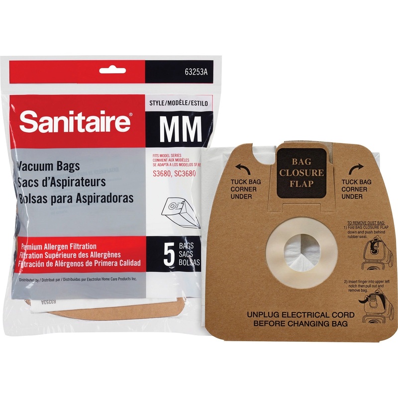 Sanitaire Style MM S3680/SC3680 Allergen Vacuum Bags – EUR63253A10