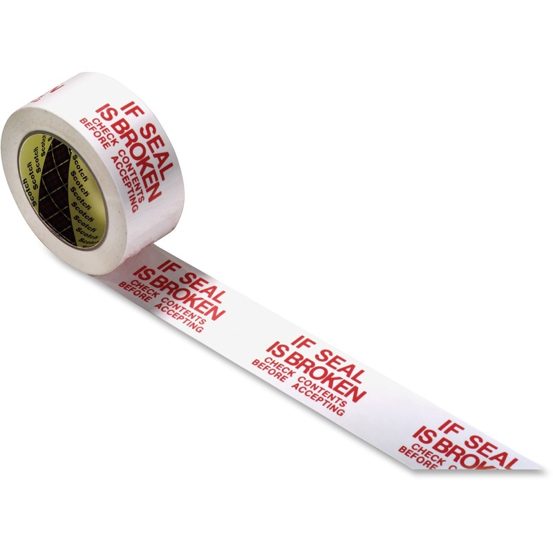 Scotch Preprinted Message Seal Broken Tape – MMM3771