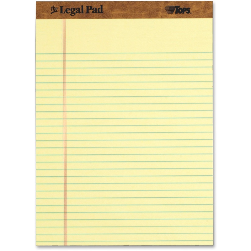 TOPS Letr-trim Perforated Legal Pads – TOP7532