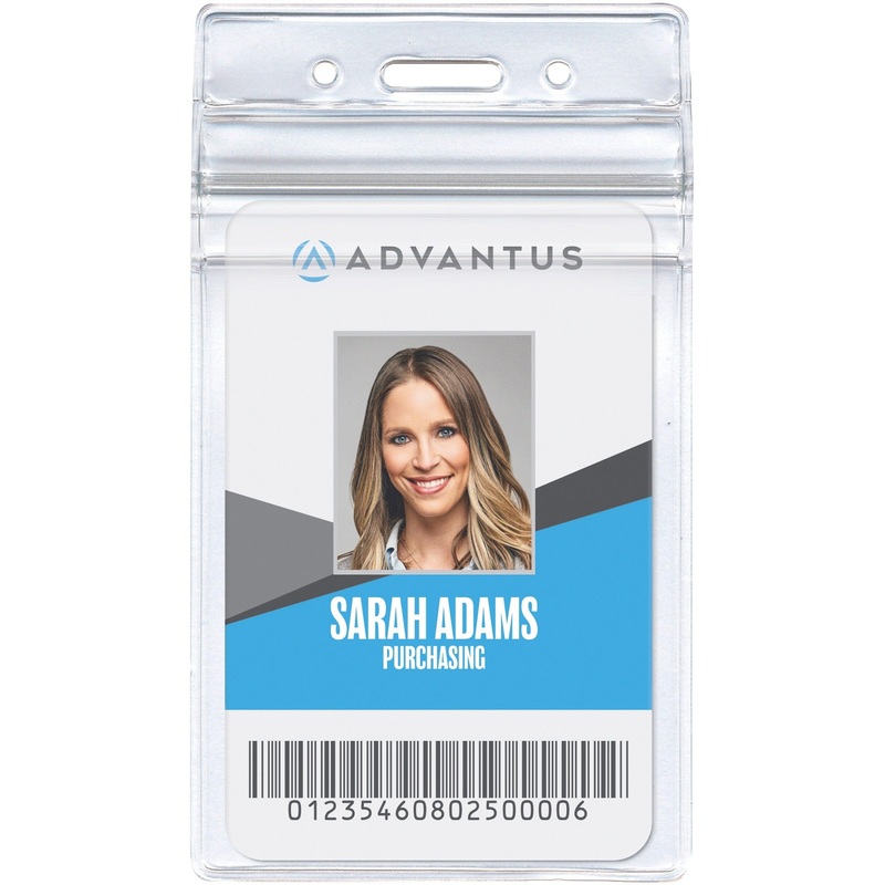 Advantus Vertical Resealable Badge Holder – AVT75524