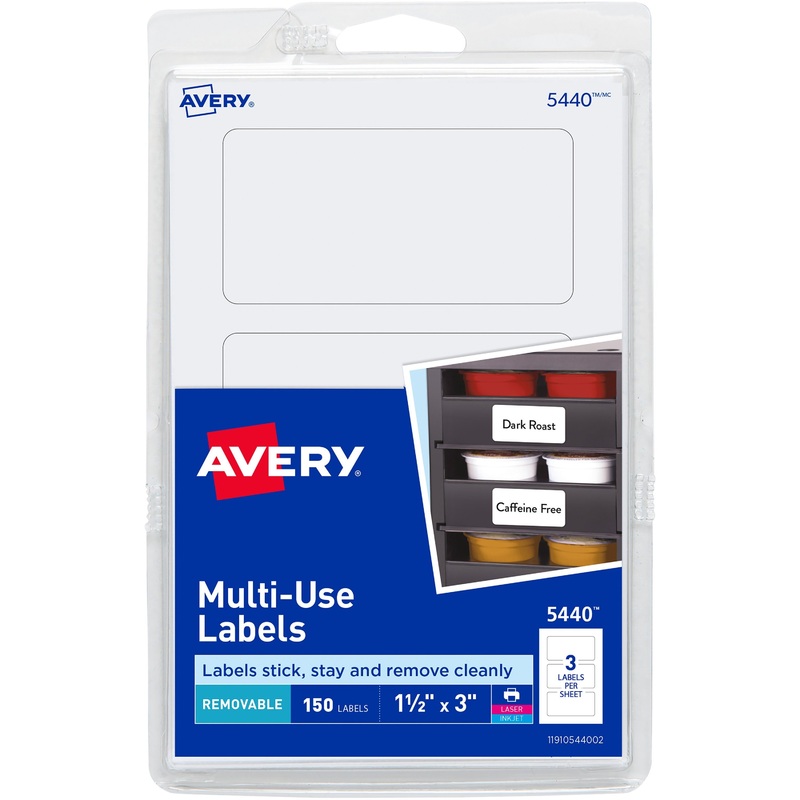 Avery Removable Labels – AVE05440
