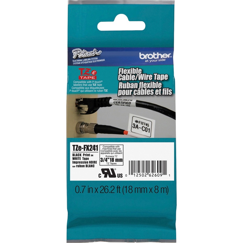 Brother P-Touch TZe Laminated Tape – BRTTZEFX241