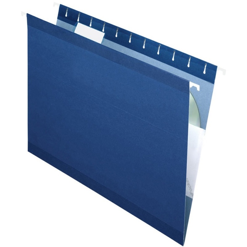 Pendaflex 1/5 Tab Cut Letter Recycled Hanging Folder – PFX415215NAV