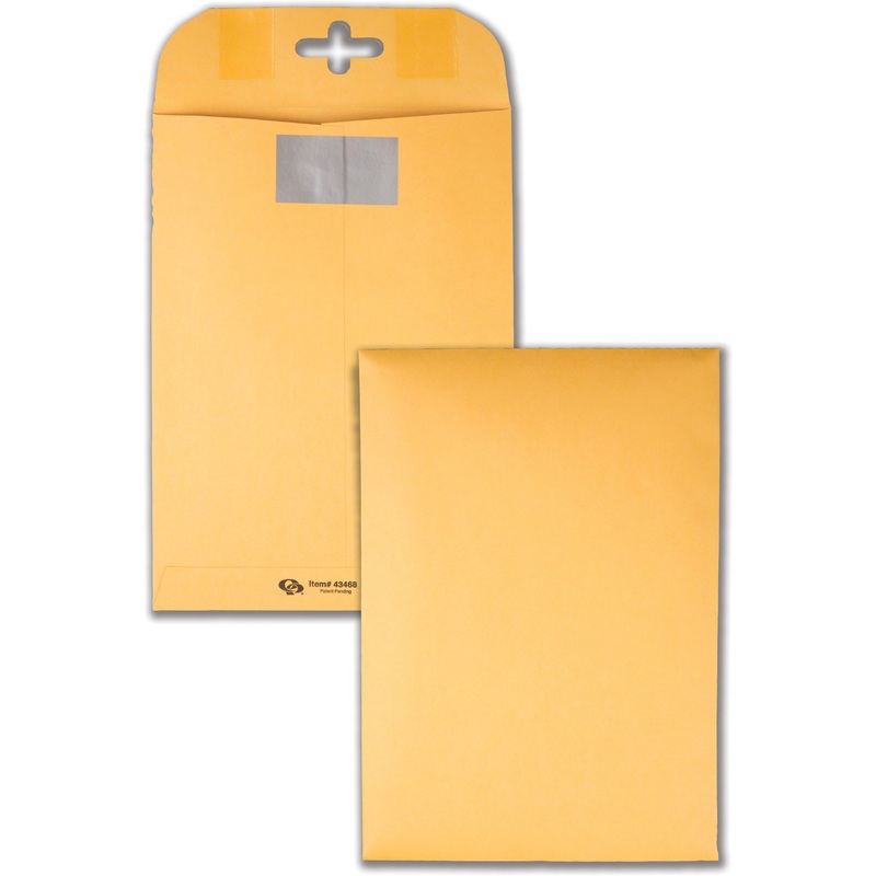 Quality Park 6 x 9 Postage Saving ClearClasp Envelopes with Reusable Redi-Tac Closure – QUA43468